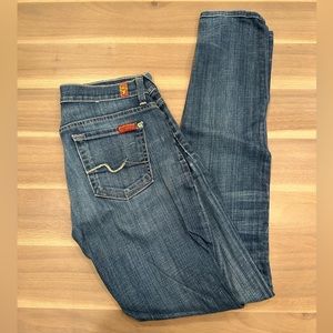 7 Jeans straight leg jeans